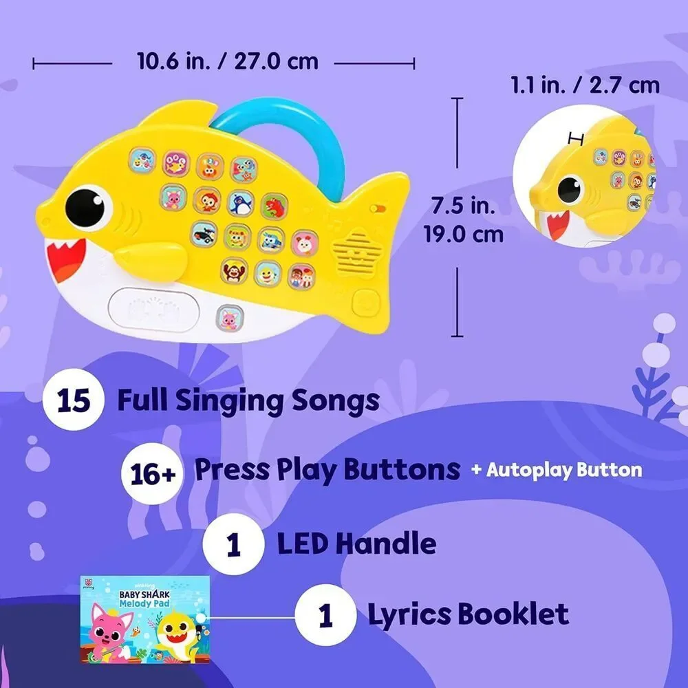 Baby Shark Melody Pad Sound Pad Learning & Education Toy